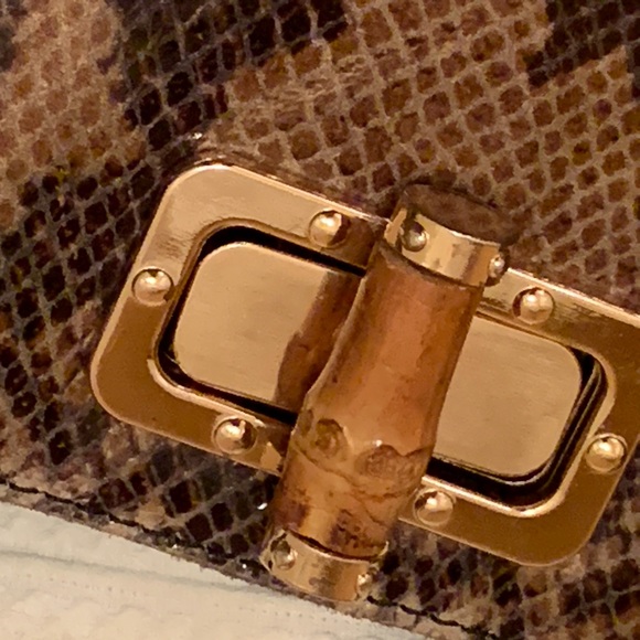 Leather Handbag Satchel Tote Purse - Picture 8 of 12